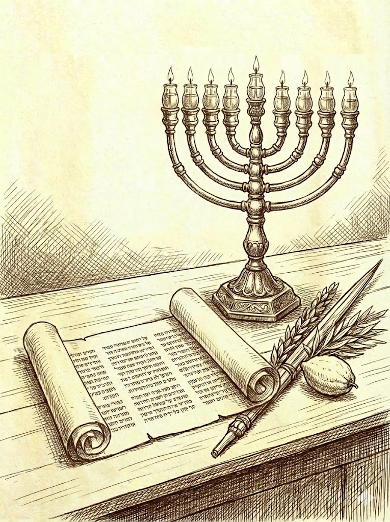Jewish Holidays Illustration
